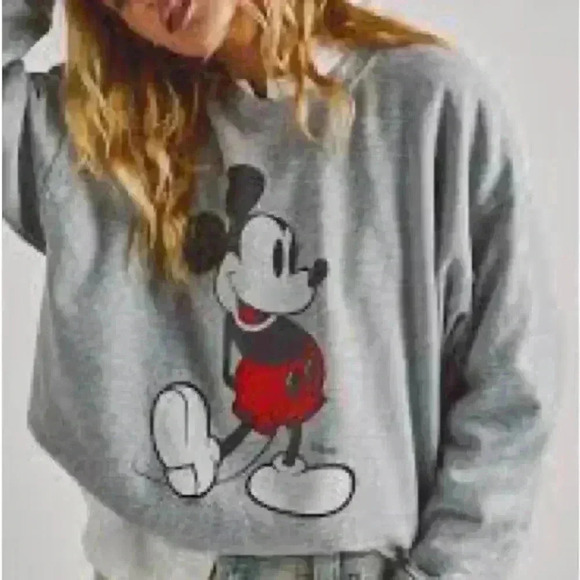 JUNK FOOD Disney Mickey Mouse graphic sweatshirt - Picture 1 of 4
